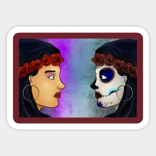 The Saint and the Soul, Sugar Skull, Day of the Dead Sticker